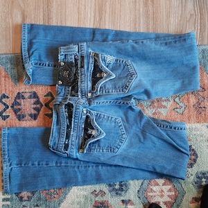 Miss Me Jeans JP5002-2 Bootcut Black Lace